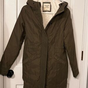Abercrombie & Fitch Women's Khaki Utility Jacket